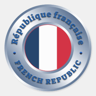 Sticker Rond République française