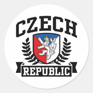 Sticker Rond République tchèque