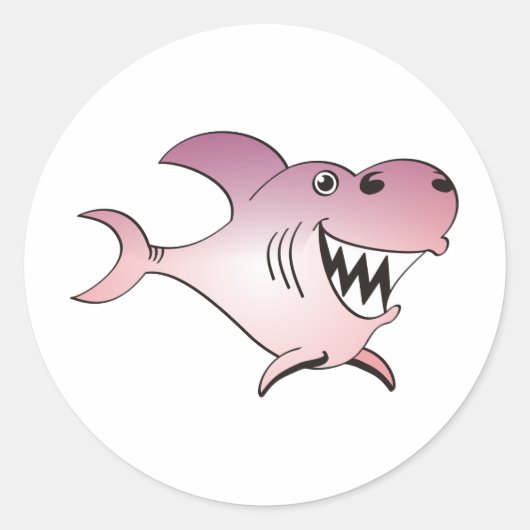 Sticker Rond Requin (Devant)