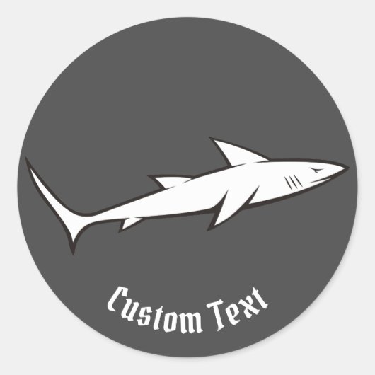 Sticker Rond Requin (Devant)