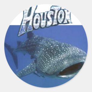 Sticker Rond Requin de baleine avec le nom de Childs sur les