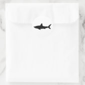 Sticker Rond Requin qui Nage (Sac)