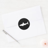 Sticker Rond Requin qui nage (Enveloppe)