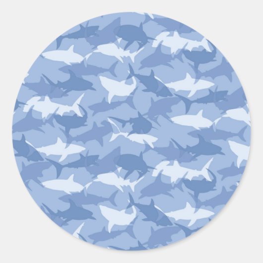 Sticker Rond Requins (Devant)