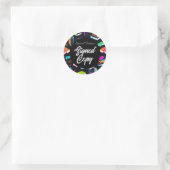 Sticker Rond Réservation Colorée 2 (Sac)