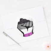 Sticker Rond Résistance asexuée (Enveloppe)