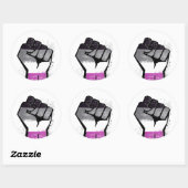 Sticker Rond Résistance asexuée (Feuille)