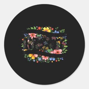 Sticker Rond Résistance aux manifestations politiques Pas mon p