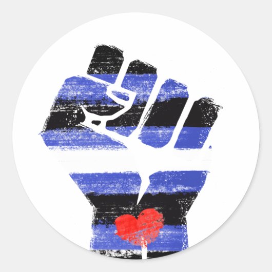 Sticker Rond Résistance en cuir (Devant)