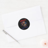 Sticker Rond Résistez comme c'est en 1776 (Enveloppe)