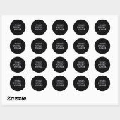 Sticker Rond Résistez. Persiste. Recommencer. (Feuille)