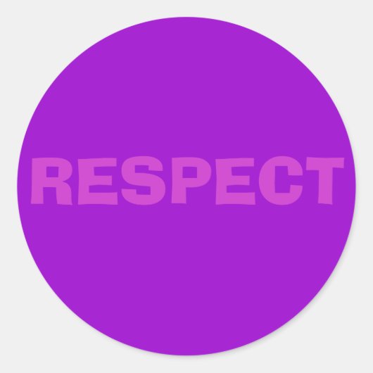 STICKER ROND RESPECTER (Devant)