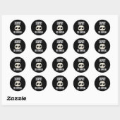 Sticker Rond Respecter Le Dumpling Pour Dumpling (Feuille)
