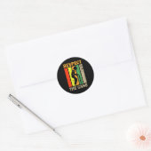 Sticker Rond Respectez La Réduction Pour Aînés Canne (Enveloppe)