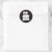 Sticker Rond Respectez Le Capybara Official Sleep Nightgown Sle (Sac)