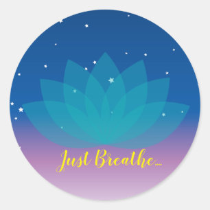 Sticker Rond Respire...