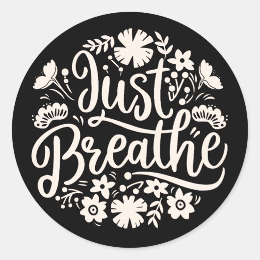 Sticker Rond Respire (Devant)
