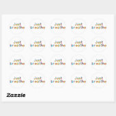 Sticker Rond Respire (Feuille)