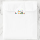 Sticker Rond Respire (Sac)