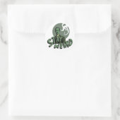 Sticker Rond Reste bizarre (Sac)