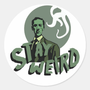Sticker Rond Reste bizarre