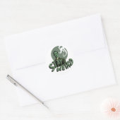 Sticker Rond Reste bizarre (Enveloppe)
