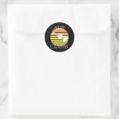 Sticker Rond rester classe (Sac)
