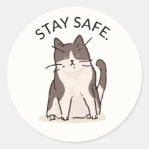 RESTER EN SÉCURITÉ AVEC UN CHAT AMUSANT