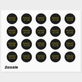 STICKER ROND RESTER EN VIE (Feuille)