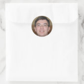 Sticker Rond Rester positif (Sac)
