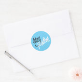 Sticker Rond Rester positif (Enveloppe)