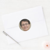 Sticker Rond Rester positif (Enveloppe)