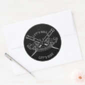 Sticker Rond Restes classiques (Enveloppe)