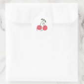 Sticker Rond Restez (Sac)