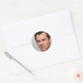 Sticker Rond Restez Curieux (Enveloppe)