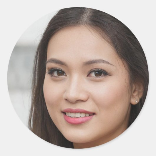 Sticker Rond Restez fidèle (Devant)