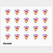 Sticker Rond Restez Kooky (Feuille)