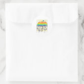 Sticker Rond Restez optimiste Tee (Sac)