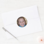 Sticker Rond Restez sauvage et libre (Enveloppe)