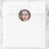 Sticker Rond Restez sauvage et libre (Sac)
