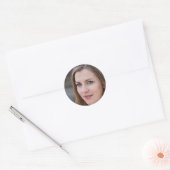 Sticker Rond Restez sauvage et libre (Enveloppe)