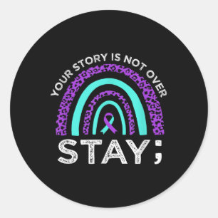 Sticker Rond Restez Votre Histoire N'Est Pas Sur La Prévention