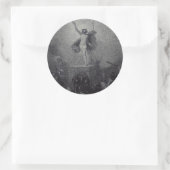 Sticker Rond Résurrection de Jésus-Christ (Sac)