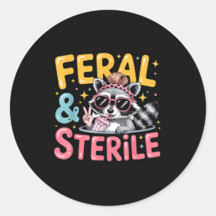 Sticker Rond Rétablissement après hystérectomie stérile et sauv