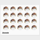 Sticker Rond Retirer cette nouvelle date Papier toilette Roll F (Feuille)