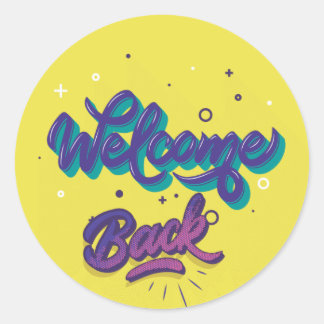 Sticker Rond Retour