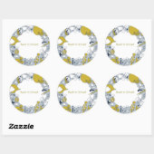 Sticker Rond Retour à l'école avec Darling Little Things Autoco (Feuille)