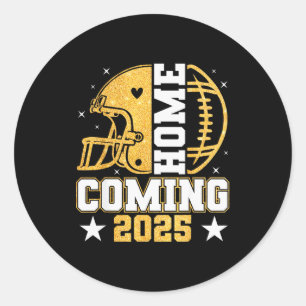 Sticker Rond Retour au bercail 2025 Hoco Football Maman Fille F
