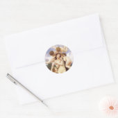 Sticker Rond Retour du printemps (Le Printemps) par Bouguereau (Enveloppe)