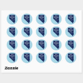 Sticker Rond Retourner Nevada Blue en 2024 (Feuille)